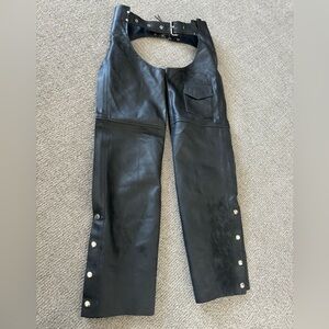 Women’s Genuine leather chaps size XS